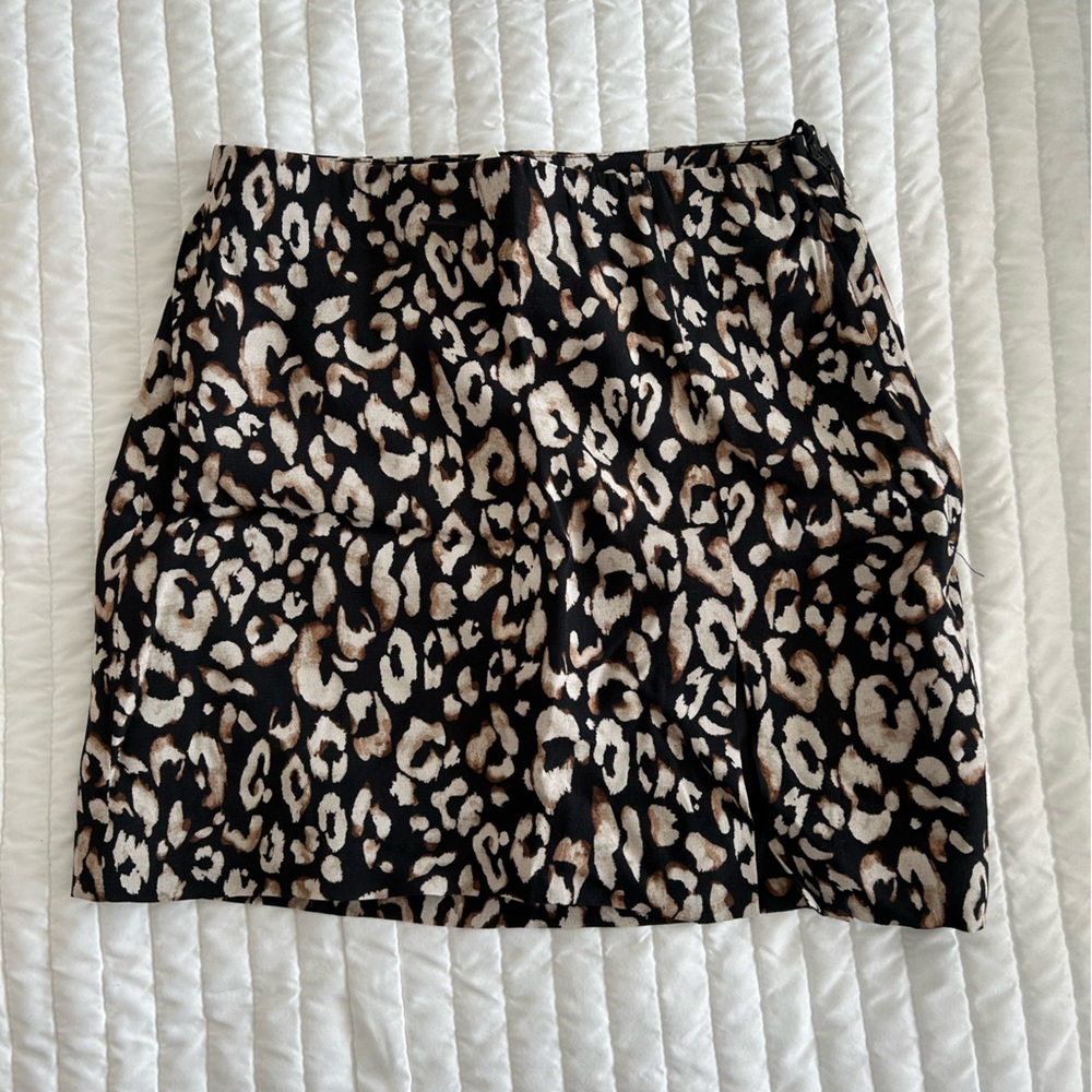 Cheetah Print Skirt